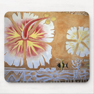Fiji, mural art. mouse pad