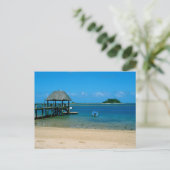 Fiji - Paradise Found on Malolo Island Postcard (Standing Front)