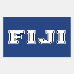 Fiji Rectangular Sticker