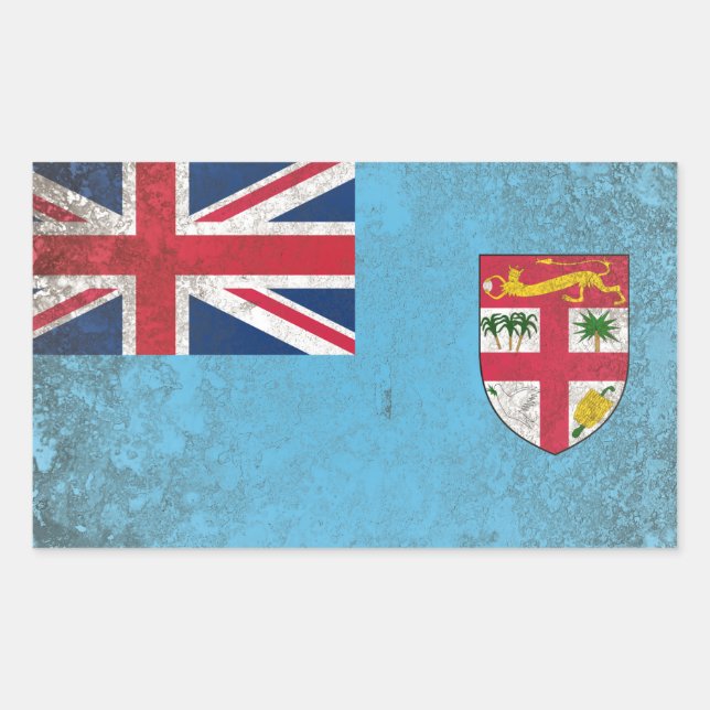 Fiji Rectangular Sticker (Front)