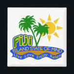 Fiji State of Mind magnet<br><div class="desc">A magnet for those who love Fiji.</div>