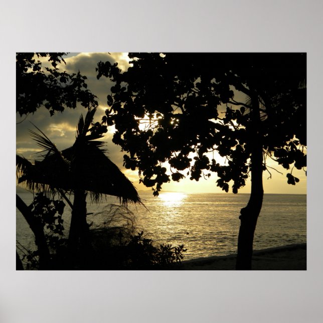 Fiji Sunset Poster (Front)