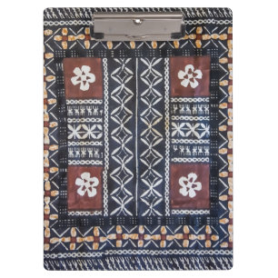 Fiji Tapa Cloth Print Clipboards