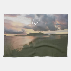 Fiji Tropical Island Flexible Photo Magnet Tea Towel