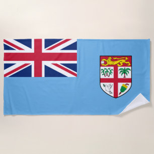Fijian Flag (Fiji) Beach Towel