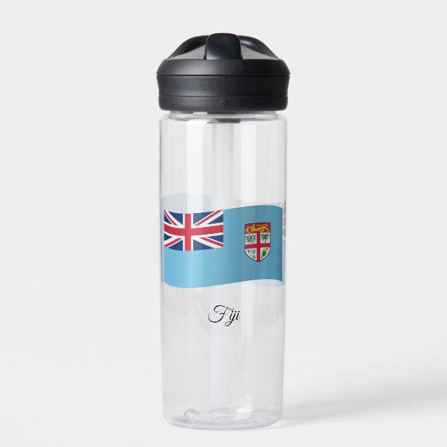 Fijian Flag, Patriotic Fiji Water Bottle (Front)