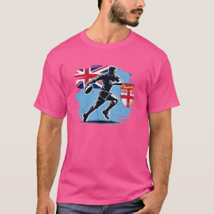 Fijian RUGBY Player Flag Fiji T-Shirt