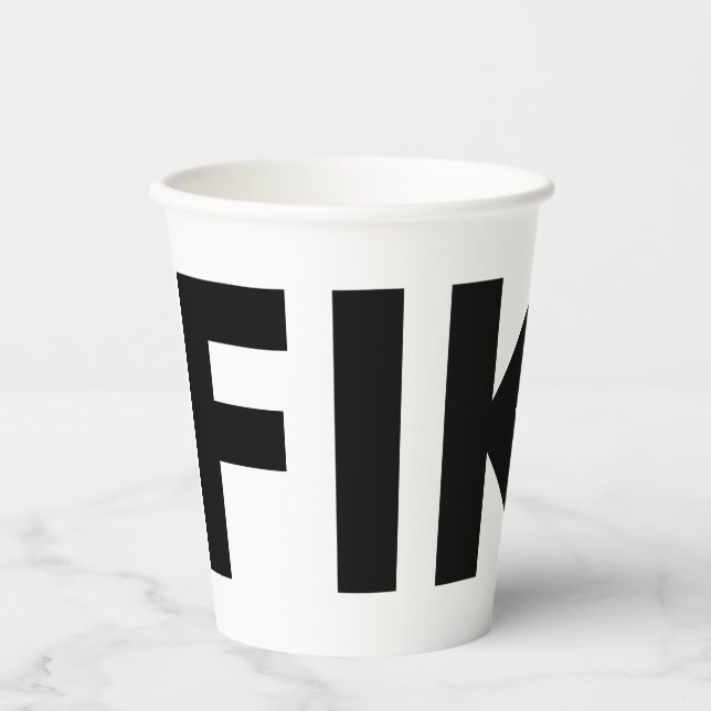 Fika Bold Paper Cups (Front)