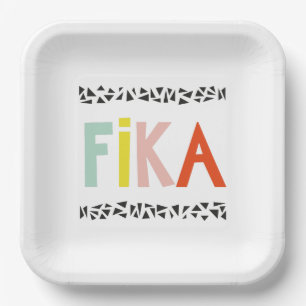 Fika Colors Paper Plate