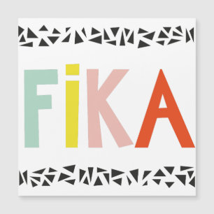 Fika Colours Magnetic Card