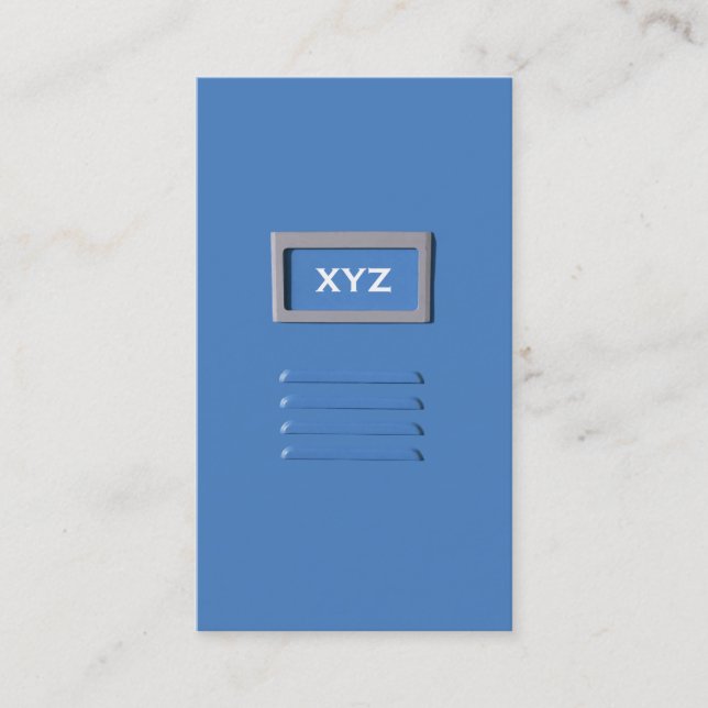 File Cabinet custom business cards (Front)