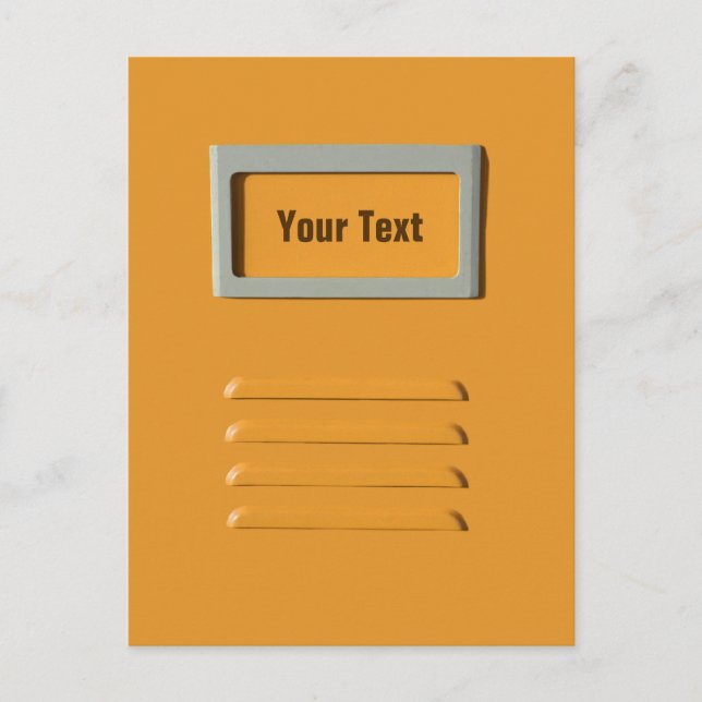 File Cabinet custom postcard (Front)