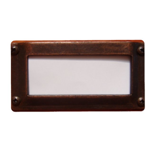 File Cabinet Label (Front)