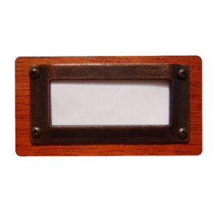 File Cabinet Label