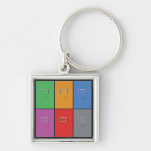 File Cabinets custom premium key chain