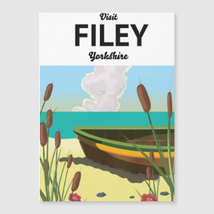 Filey, Yorkshire Seaside travel poster