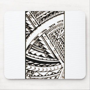 Fili Samoan Tribal art by Sku Mouse Pad