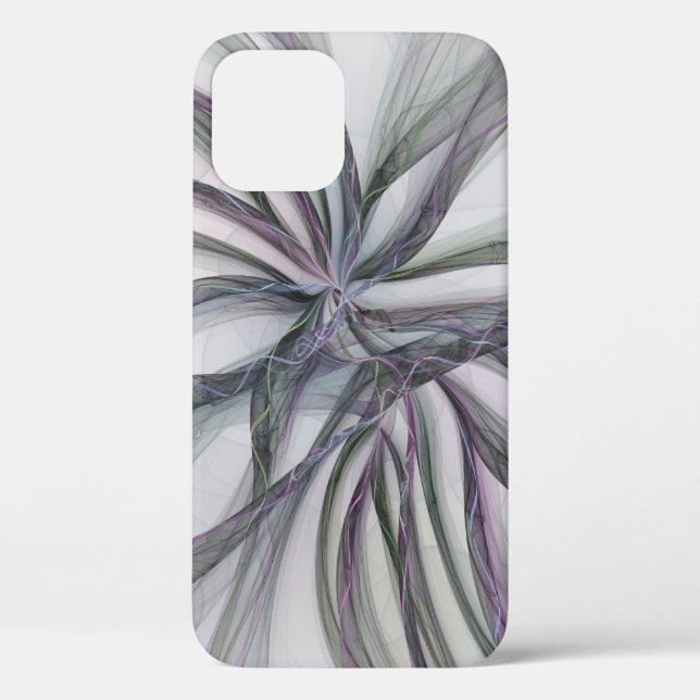 Filigree Motions Modern Abstract Swinging Fractal Case-Mate iPhone Case (Back)