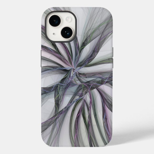 Filigree Motions Modern Abstract Swinging Fractal Case-Mate iPhone Case (Back)