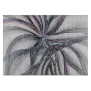 Filigree Motions Modern Abstract Swinging Fractal Cutting Board