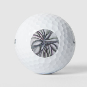 Filigree Motions Modern Abstract Swinging Fractal Golf Balls