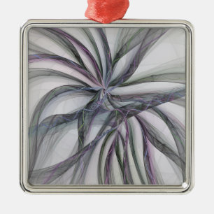 Filigree Motions Modern Abstract Swinging Fractal Metal Tree Decoration