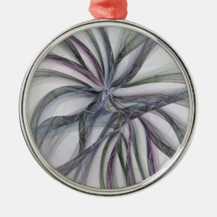 Filigree Motions Modern Abstract Swinging Fractal Metal Tree Decoration
