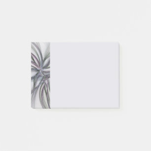 Filigree Motions Modern Abstract Swinging Fractal Post-it Notes