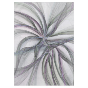 Filigree Motions Modern Abstract Swinging Fractal Tablecloth