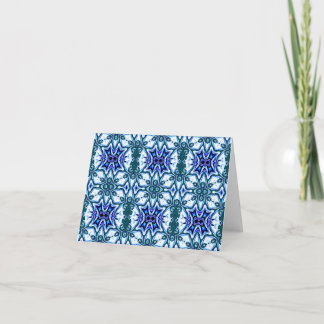 Filigree pattern, note card