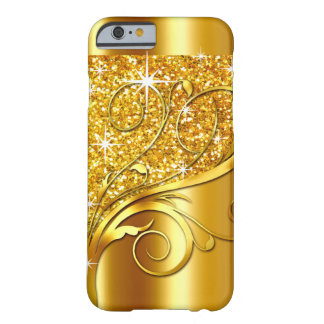 Filigree Vines Glitter Metal | gold metallic Barely There iPhone 6 Case
