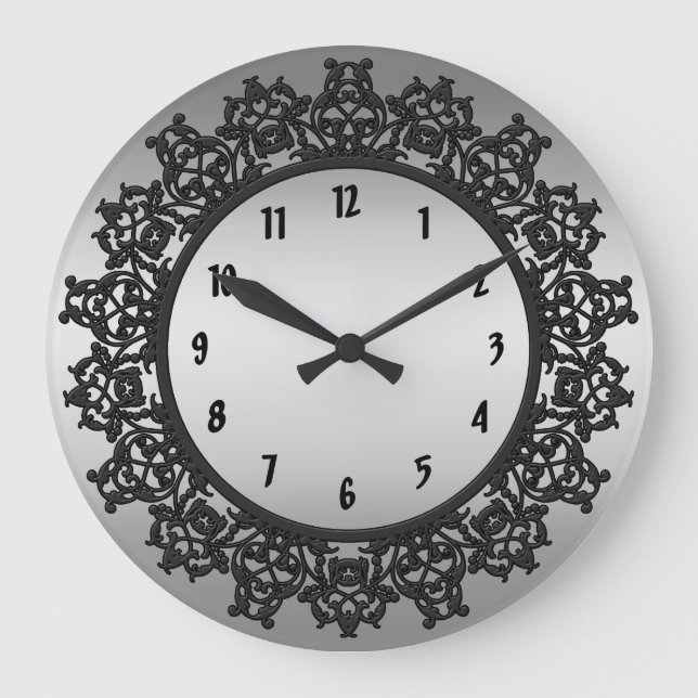 Filigree Wall Clock (Front)
