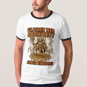 Filigree Web Architect Amber Kingdoms T-Shirt