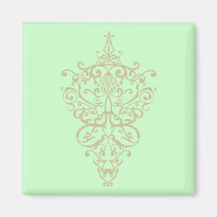 filigree yellow magnet