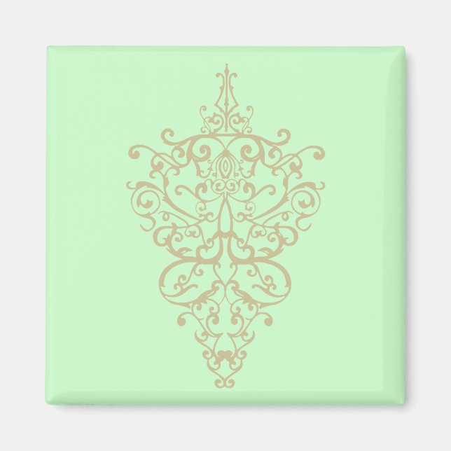 filigree yellow magnet (Front)