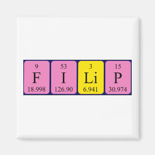Filip periodic table name magnet