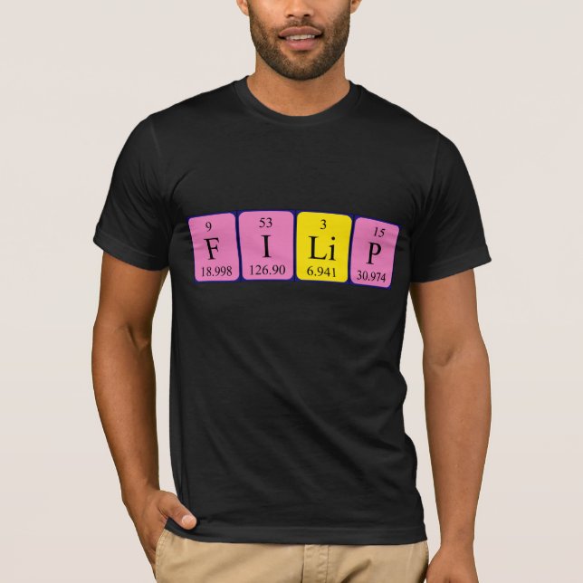 Filip periodic table name shirt (Front)