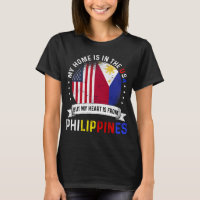 Filipina American Flag Filipino Roots USA Citizen