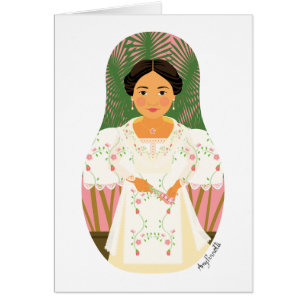 Filipina Matryoshka Card