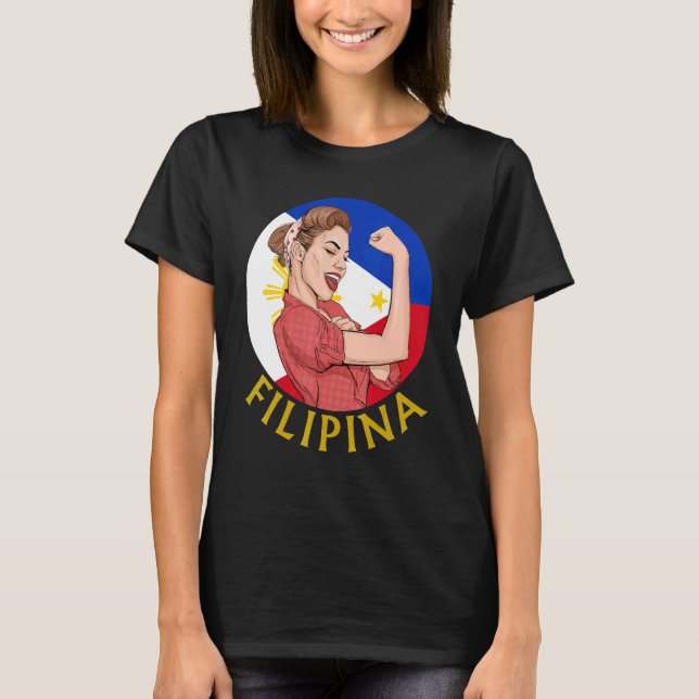 Filipina Pride Philippines Pinay T-Shirt (Front)