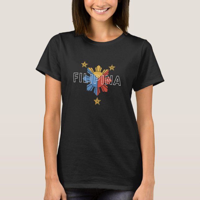 Filipina Pride Proud Pinay Kamiseta Philippines 1 T-Shirt (Front)