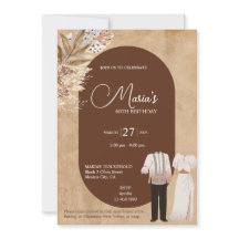 Filipiniana Theme Birthday Invitation Philippines