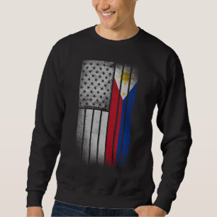 Filipino American Flag Filipino Flag Sweatshirt