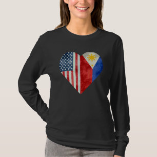 Filipino American Philippines Flag American Filipi T-Shirt