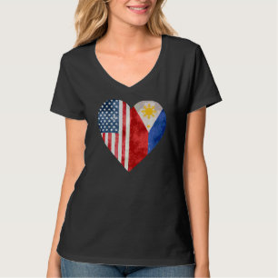 Filipino American Philippines Flag American Filipi T-Shirt