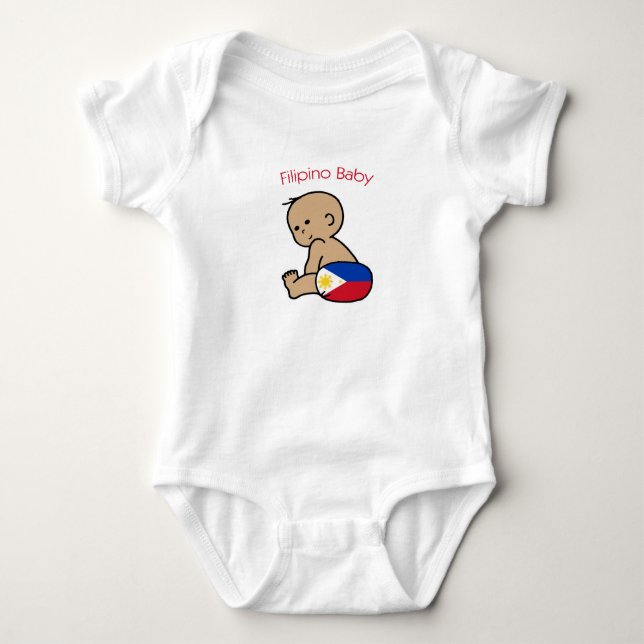Filipino Baby Bodysuit (Front)