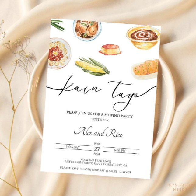 Filipino Birthday Party Invitation Philippines  (Creator Uploaded)
