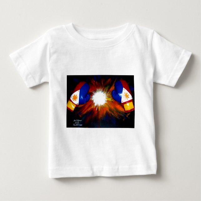 FILIPINO BOXER - BOXING PRIDE OF THE PHILIPPINES BABY T-Shirt (Front)