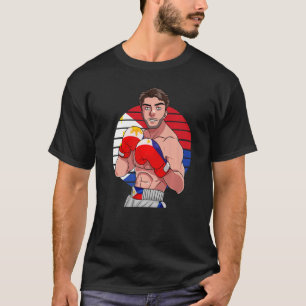 Filipino Boxer Philippines Flag Laban Lang Boxing T-Shirt
