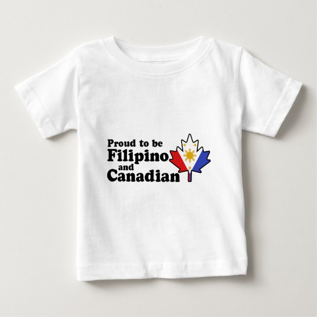 Filipino Canadian Baby T-Shirt (Front)